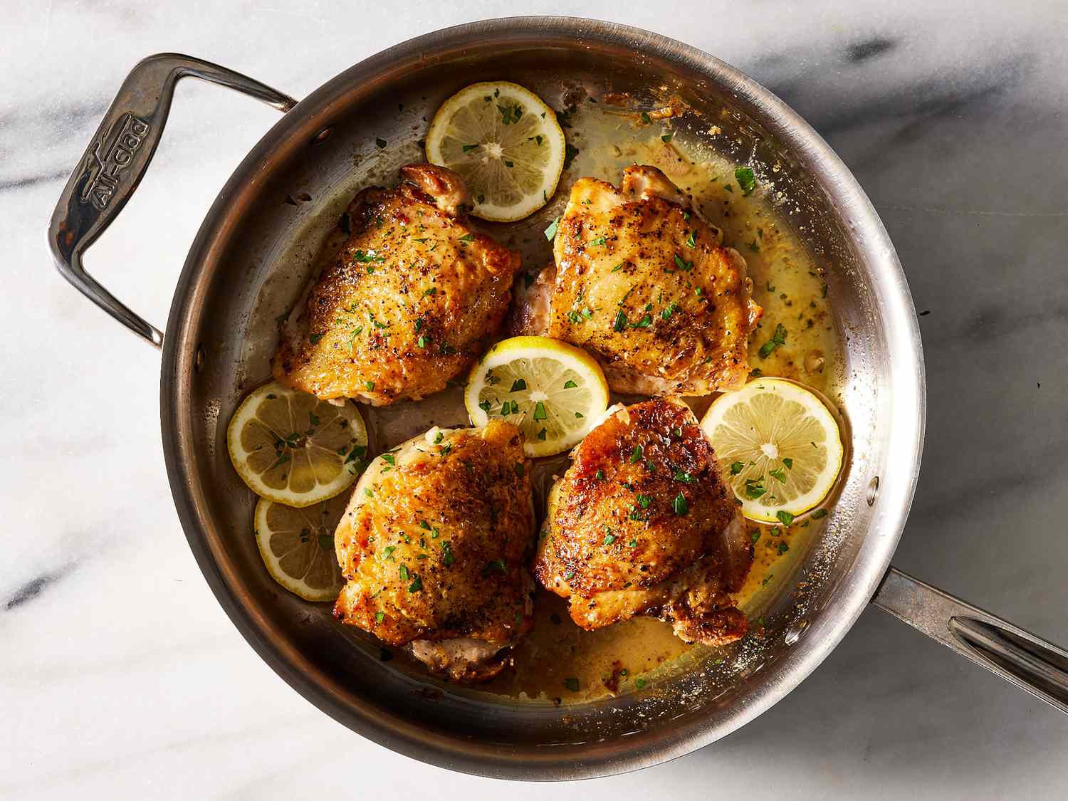 Lemon Herb Roasted Chicken Thighs