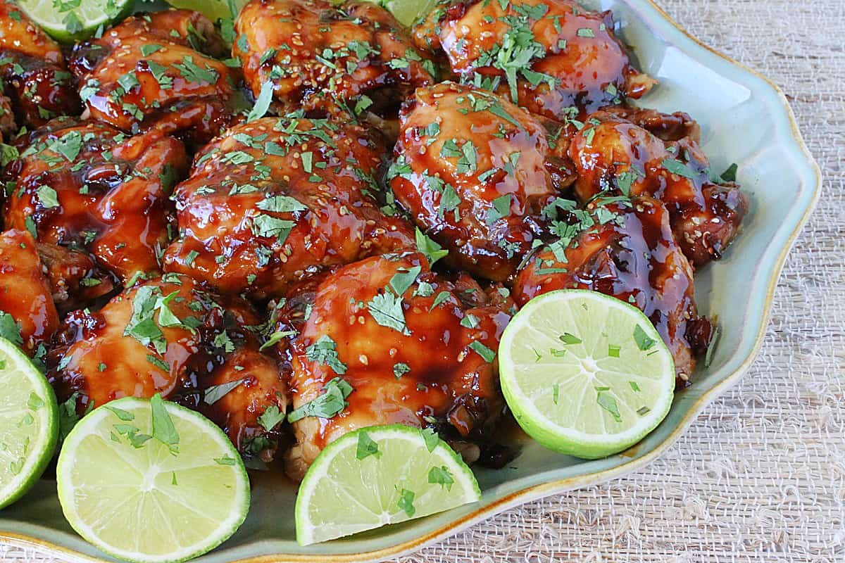 Teriyaki Glazed Chicken Thighs