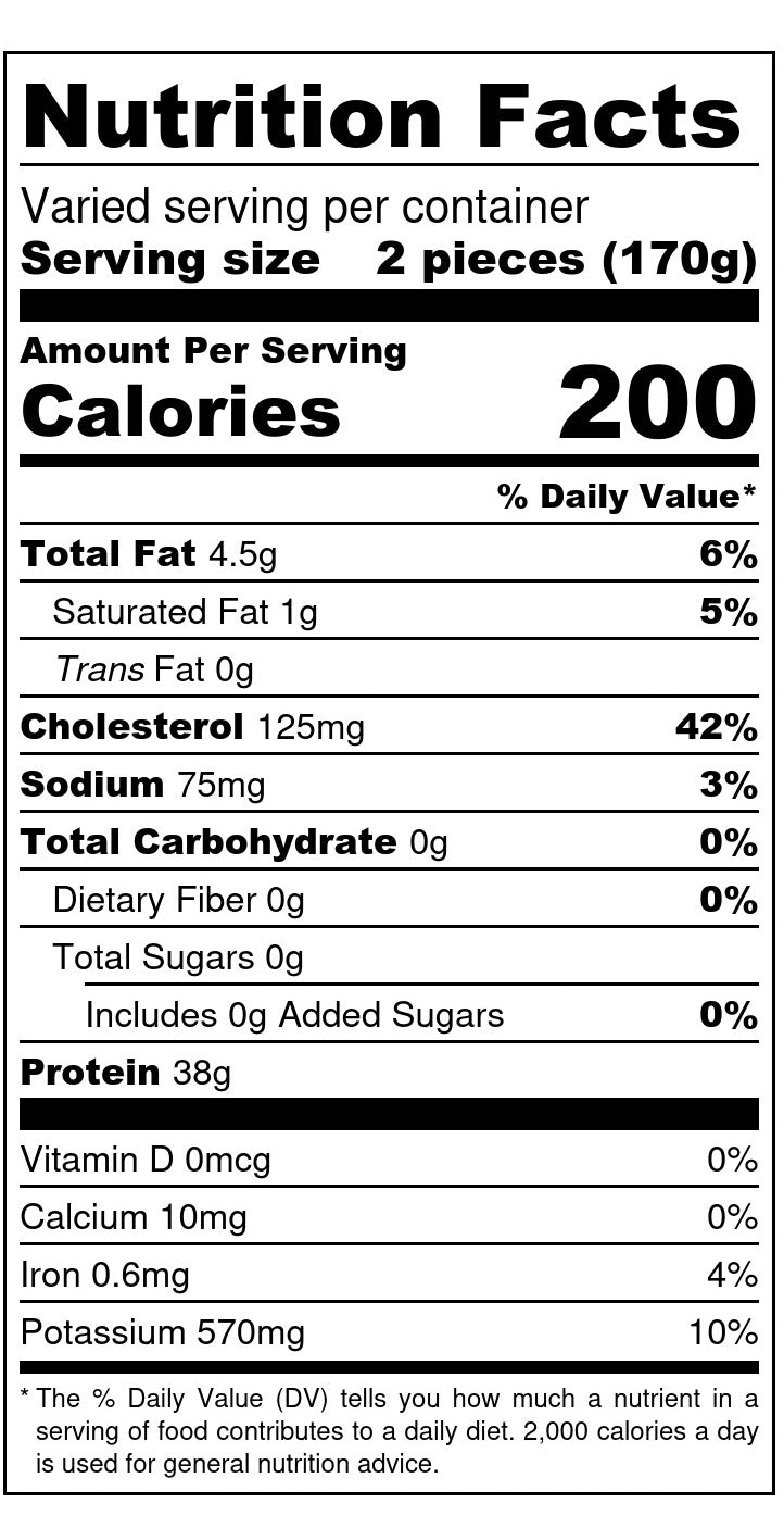 Whole Muscle Human Grade Poultry For Dogs & Cats